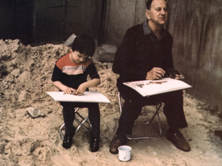 Ada i dziadek Staszek, Lublin, 1978