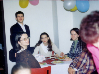 Michał, Ada, Marysia, Grażyna i Mariola, 1996